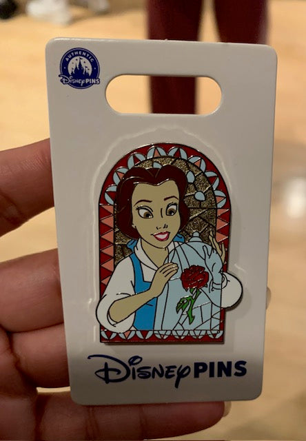Belle with Rose Pin