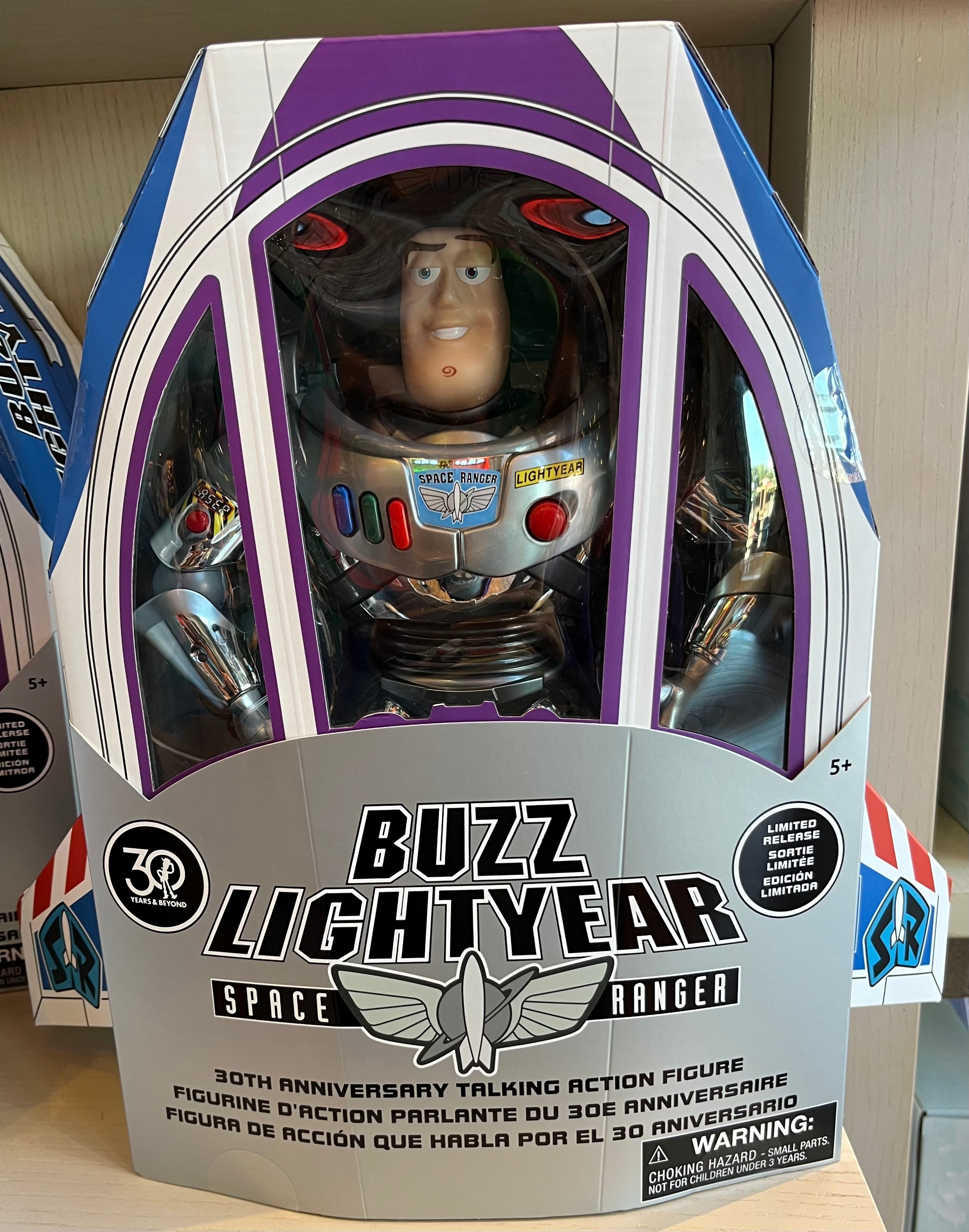 Silver Buzz Lightyear Action Figure