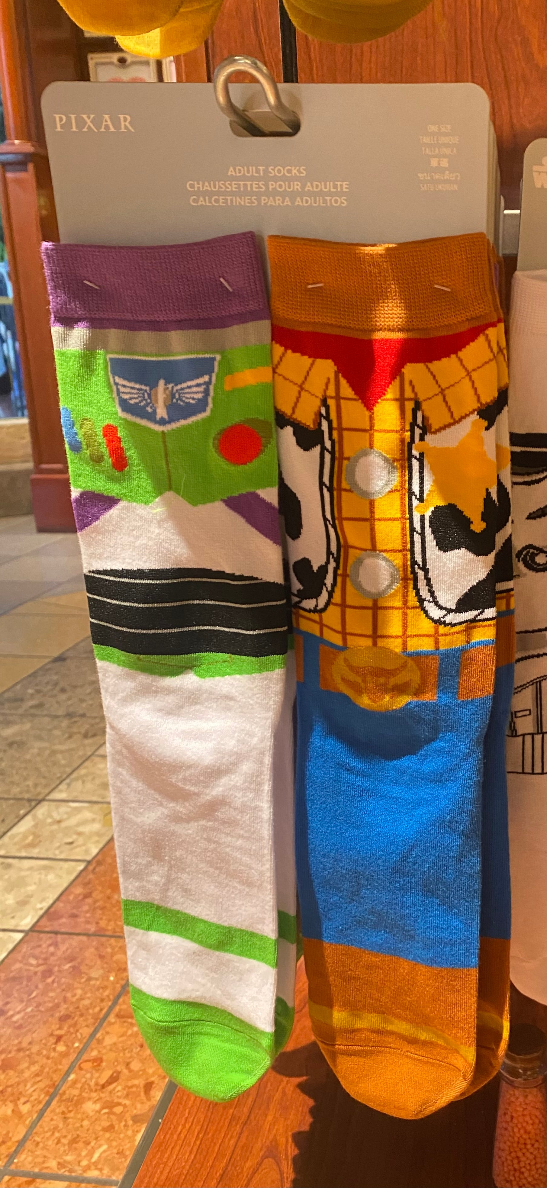 Buzz and Woody Socks