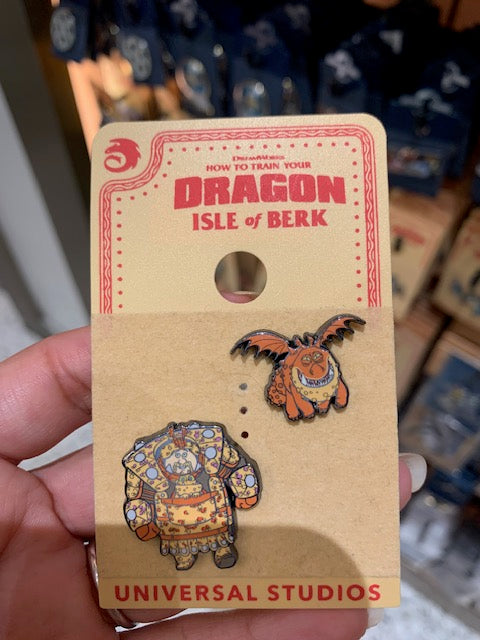 Fishlegs & Meatlug Pins