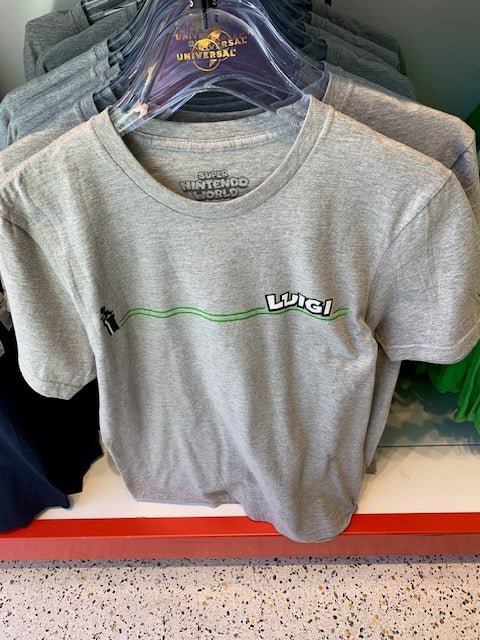 Gray Luigi T-shirt