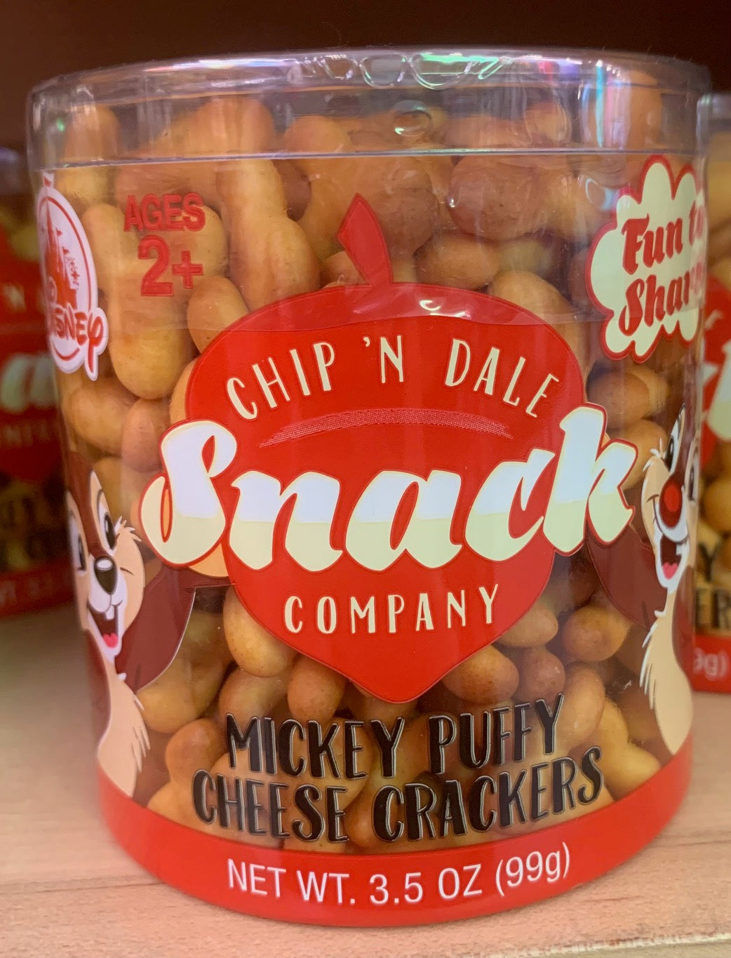 Mickey Puffy Cheese Crackers