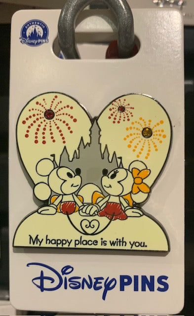 My Happy Place is with You Pin