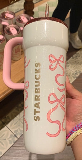 Starbucks Pink Bow Tumbler