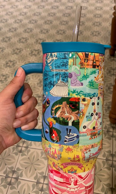 Vintage Parks Map Tumbler
