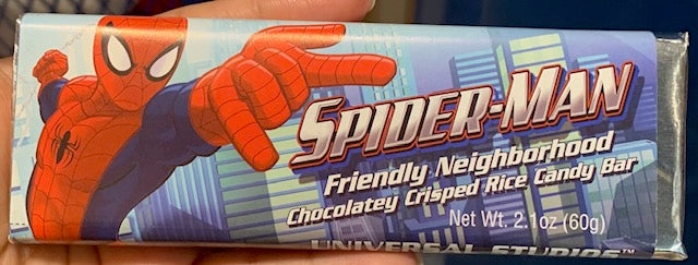 Spider-Man Friendly Neighborhood Chocolately Crisped Rice Candy Bar