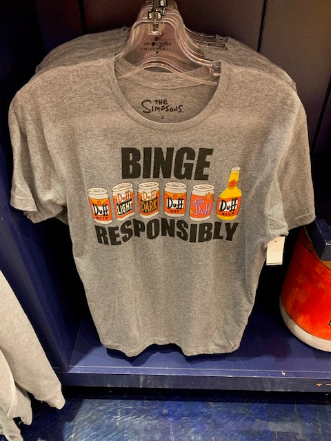 Binge Responsibly T-shirt