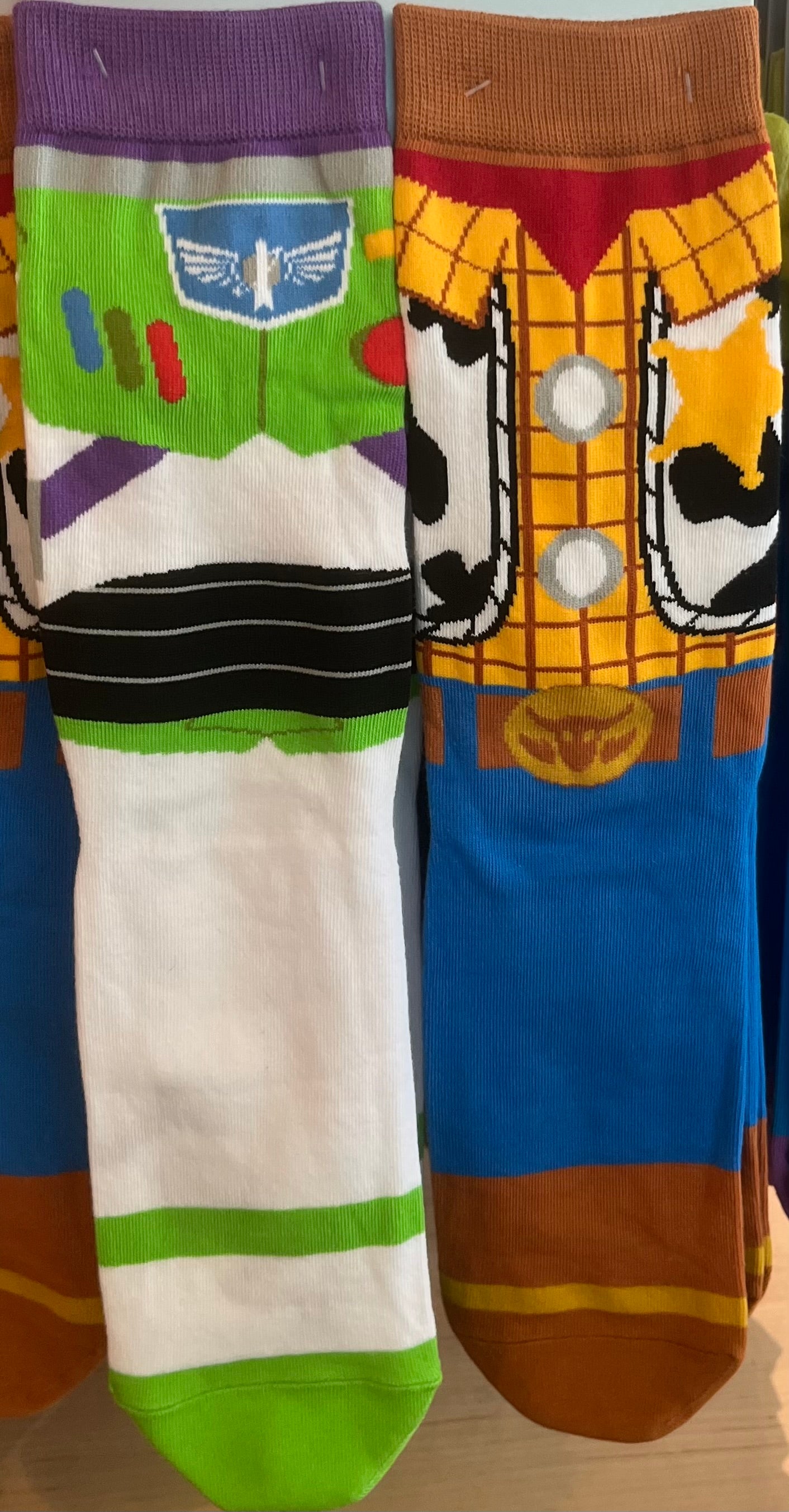 Buzz Lightyear & Woody Socks