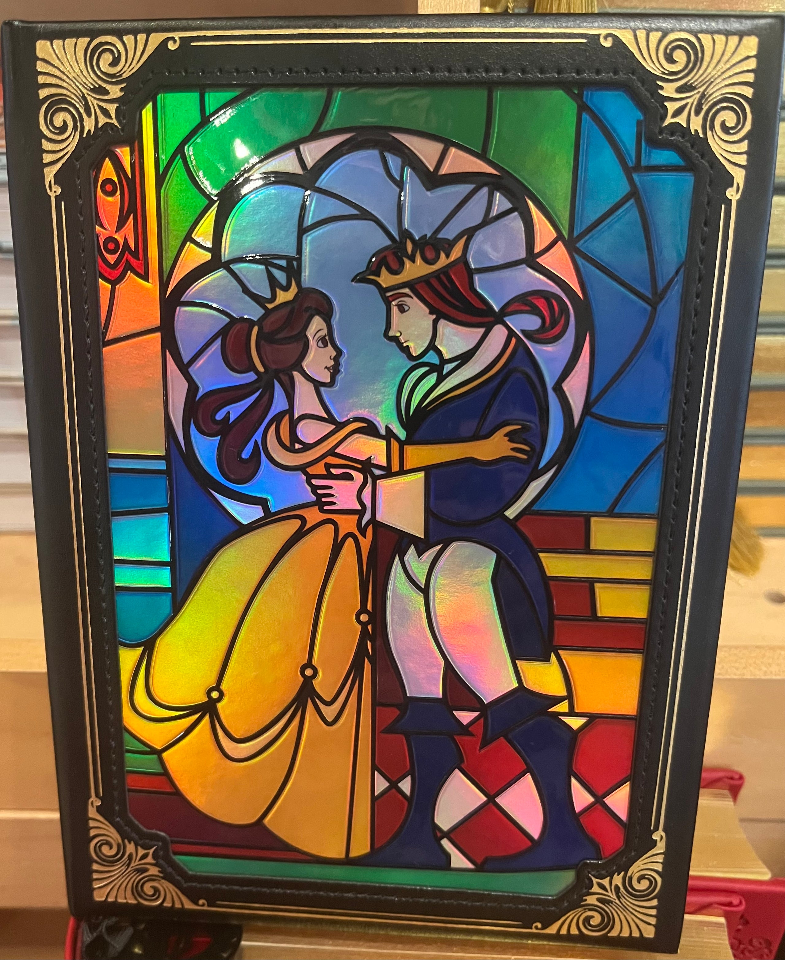 Beauty and the Beast Glass Stain Journal