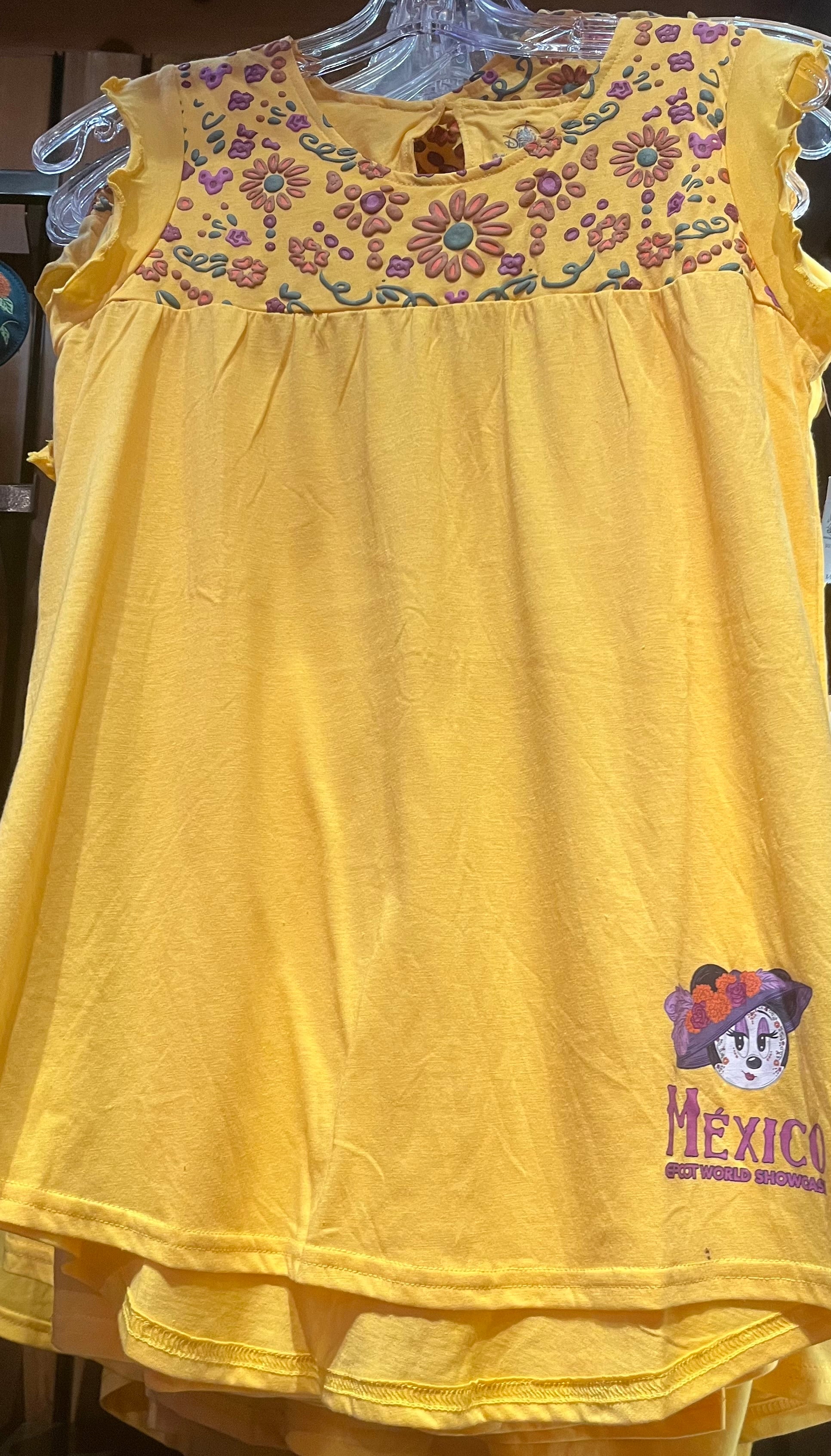 Kids Epcot Mexico Flower T-shirt