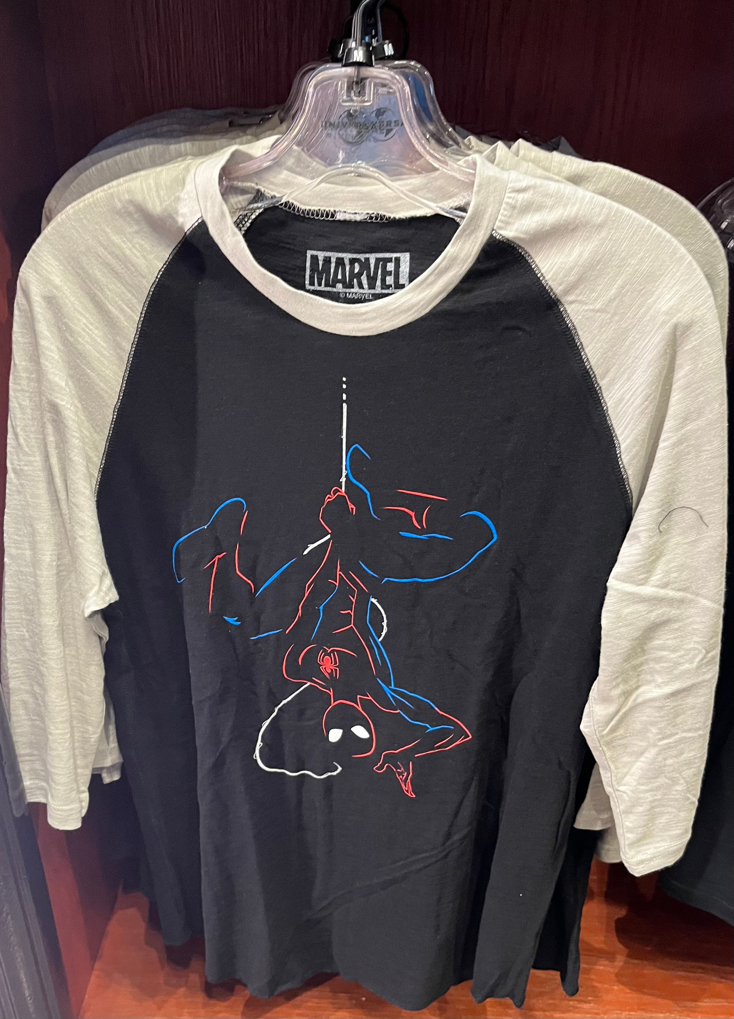 3/4 Length Spider-Man Shirt