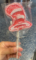 Cat in the Hat Cherry Lollipop