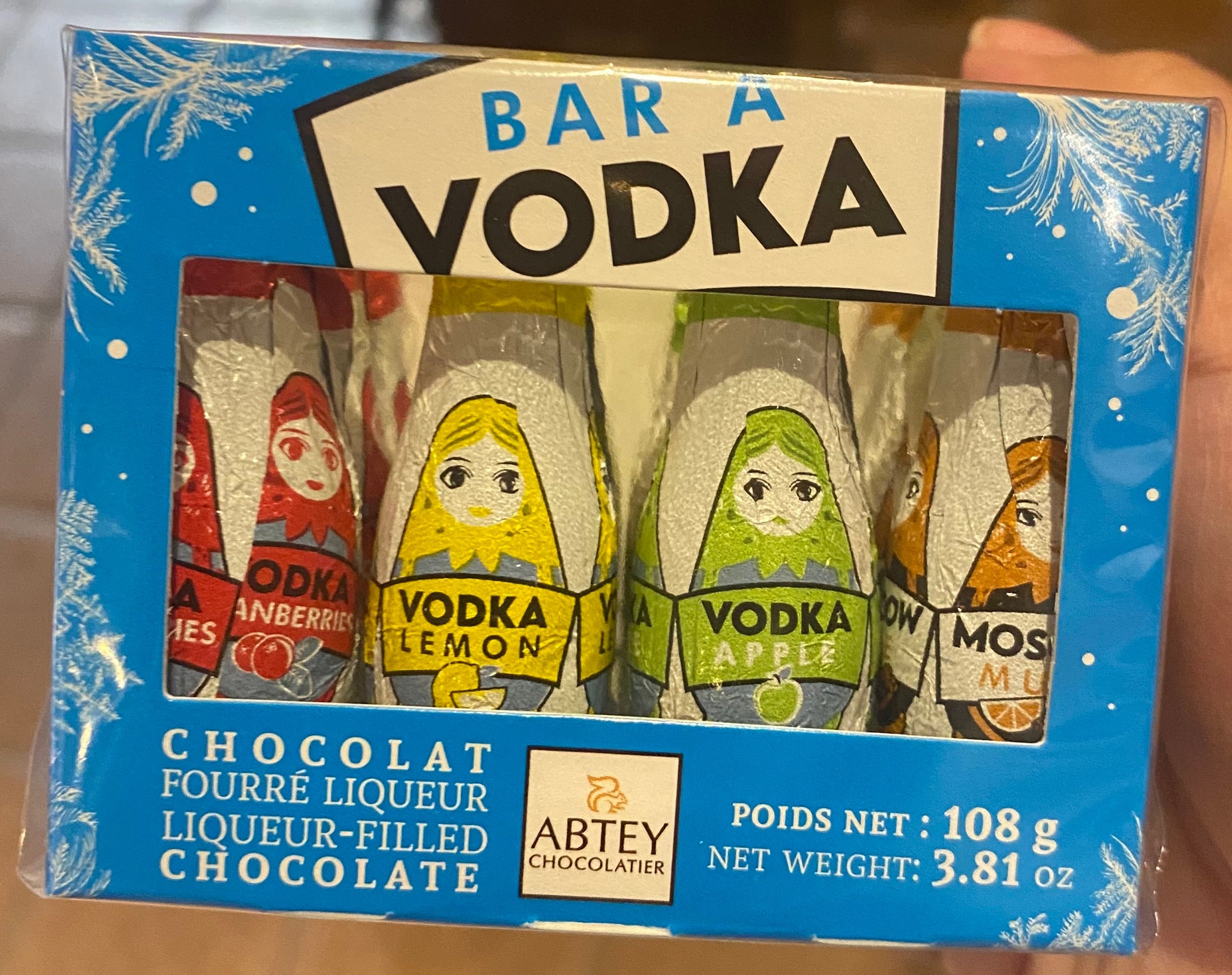 Bar A Vodka Liqueur-Filled Chocolate