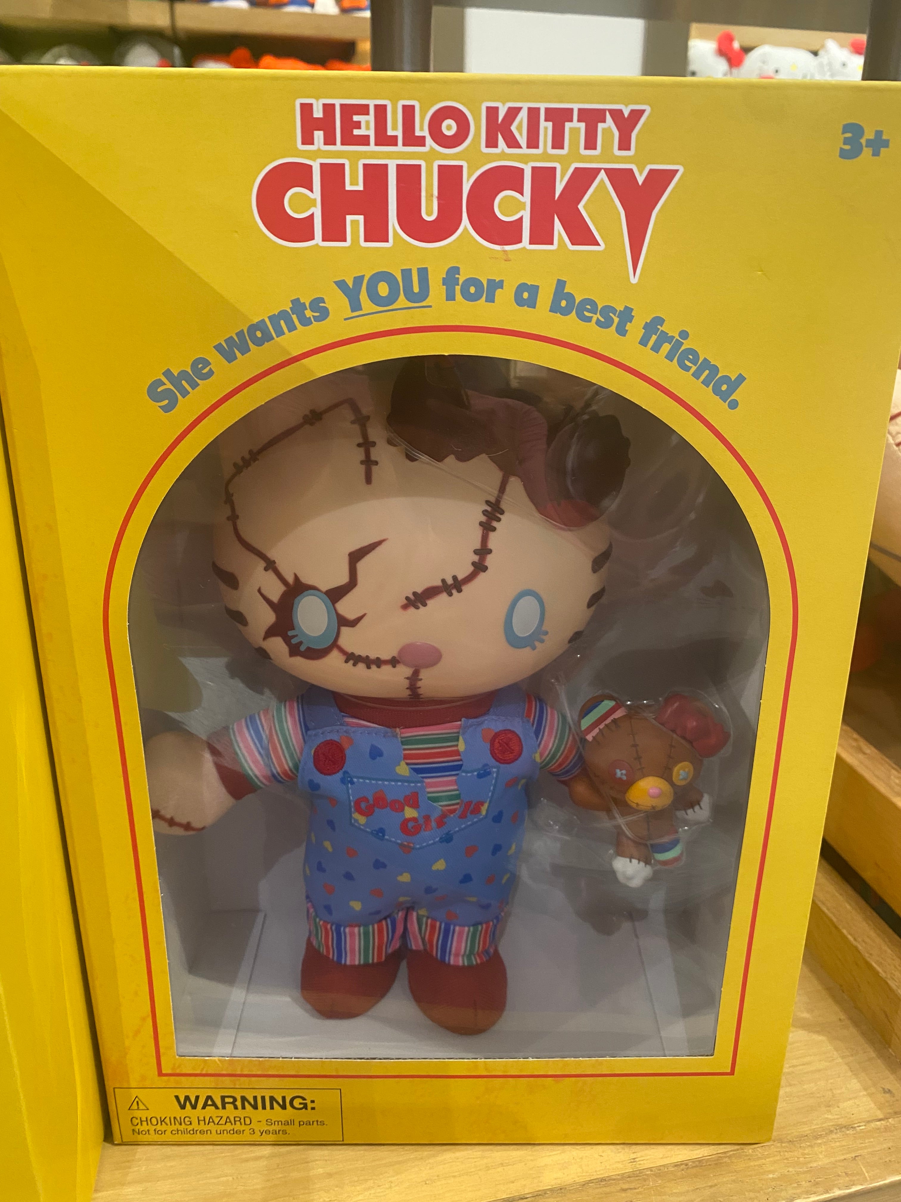 Hello Kitty Chucky Figurine