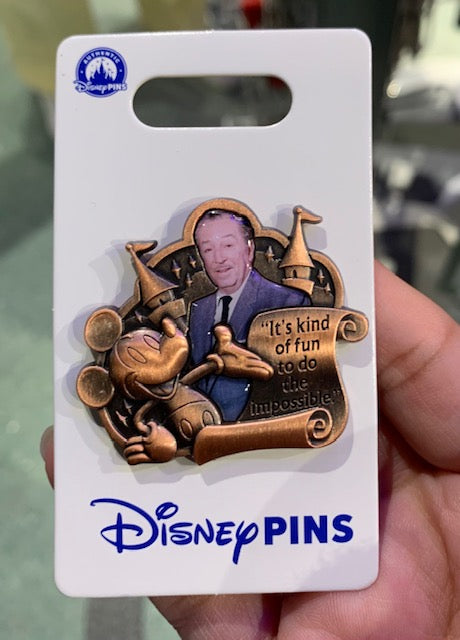 It's kind of fun to do the impossible Pin