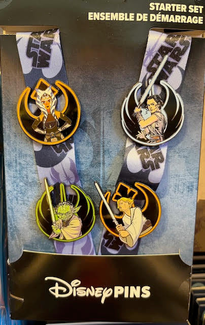 Jedi Pins & Lanyard