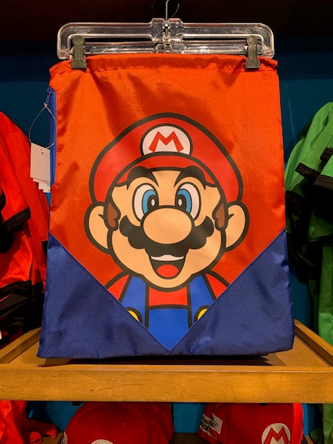 Mario World Drawstring Bags