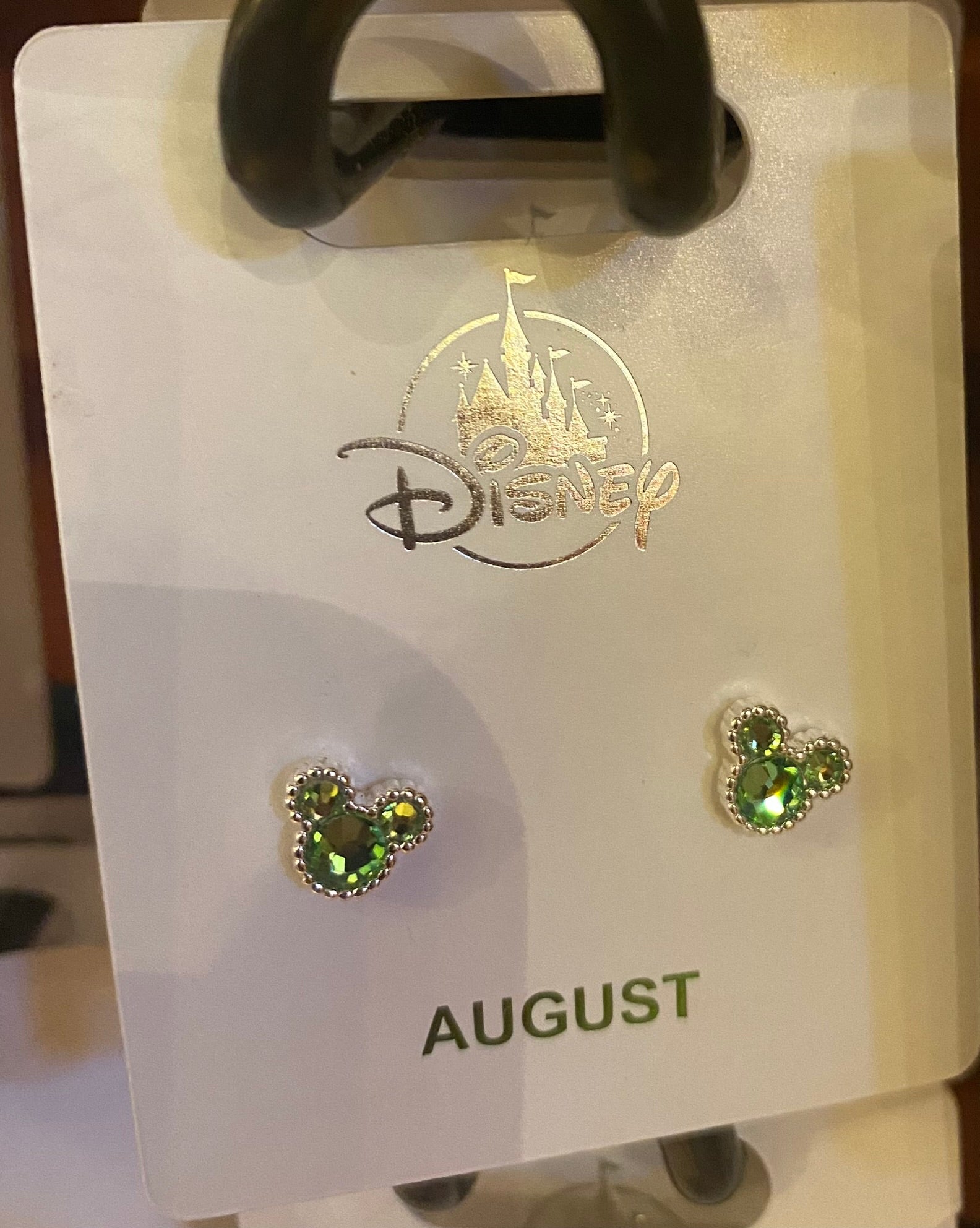 Mickey Birthstone Earrings