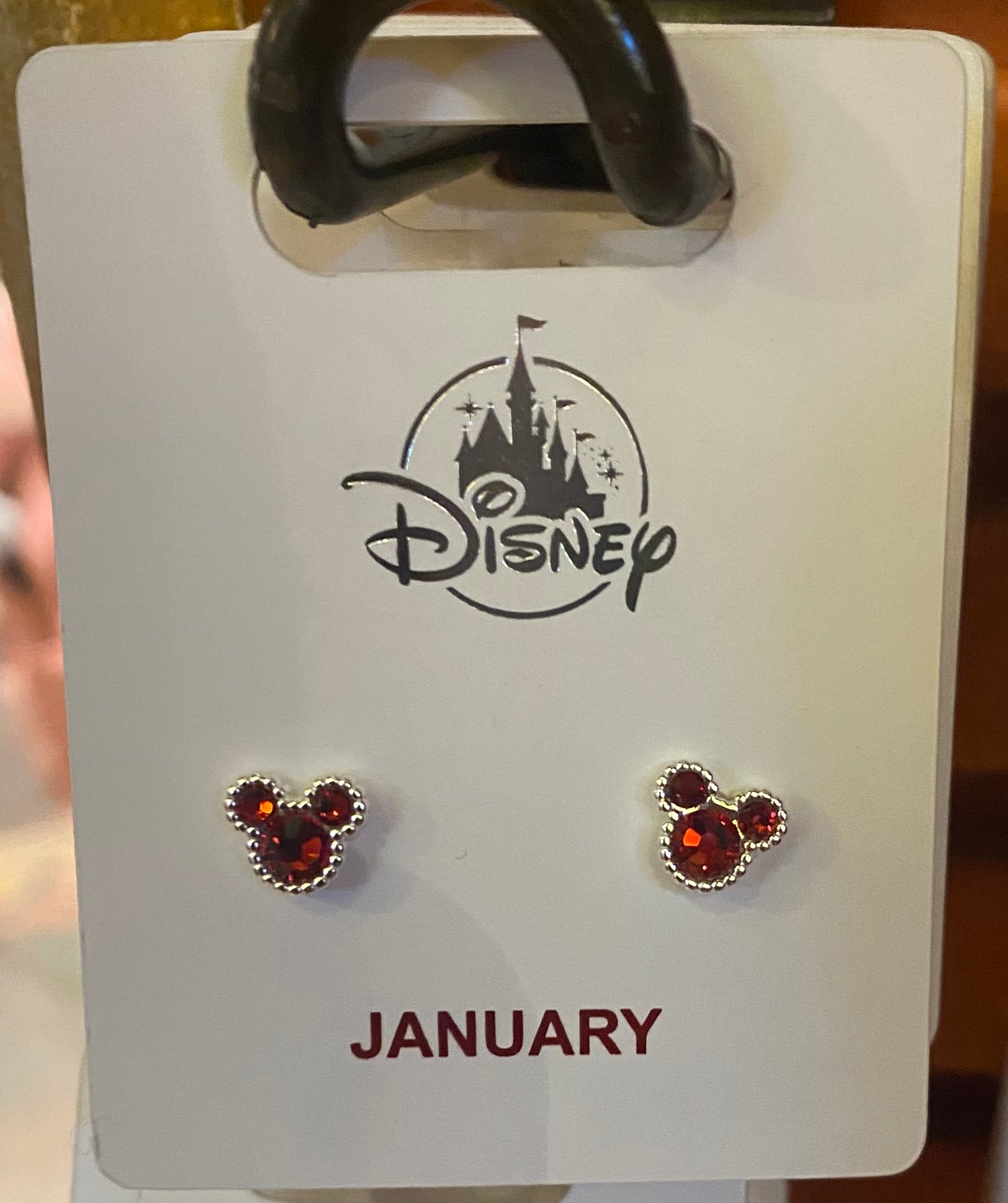 Mickey Birthstone Earrings