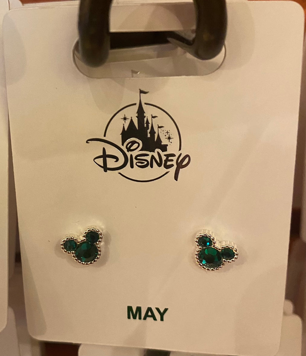 Mickey Birthstone Earrings
