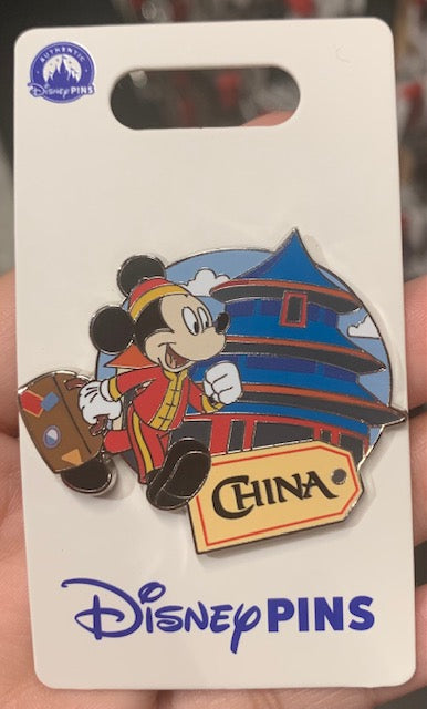 Mickey in Countries Pins