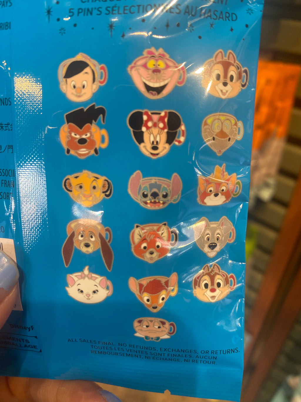 Mystery Pin Set - Character Mugs