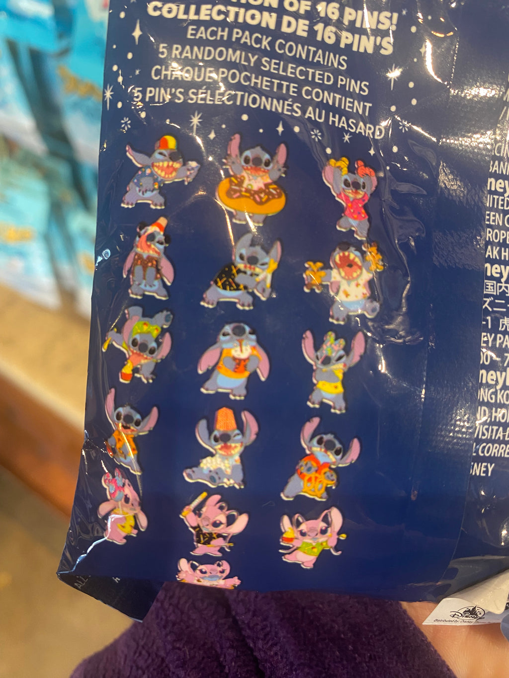 Mystery Pin Set - Stitch Attacks Snacks