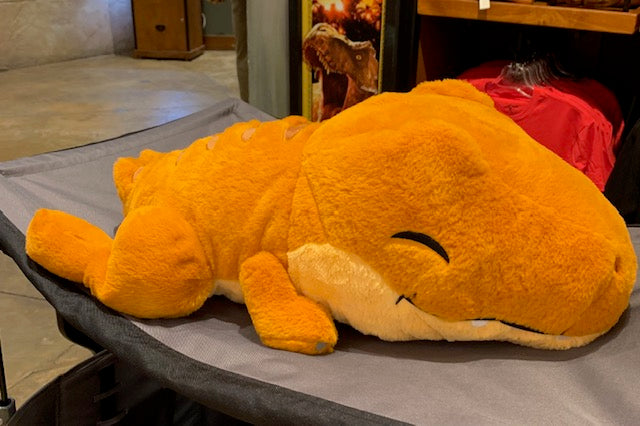 Orange Dino Plush