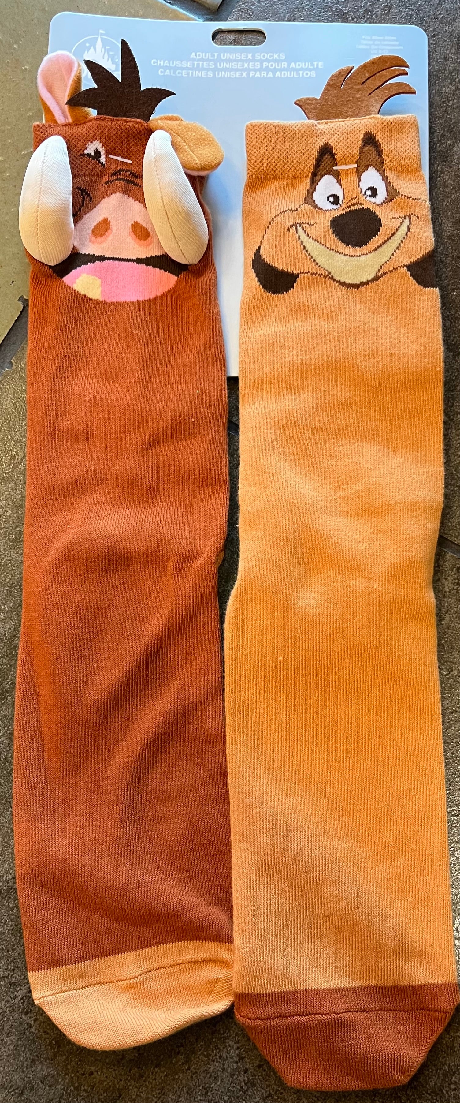 Timon & Pumbaa Socks