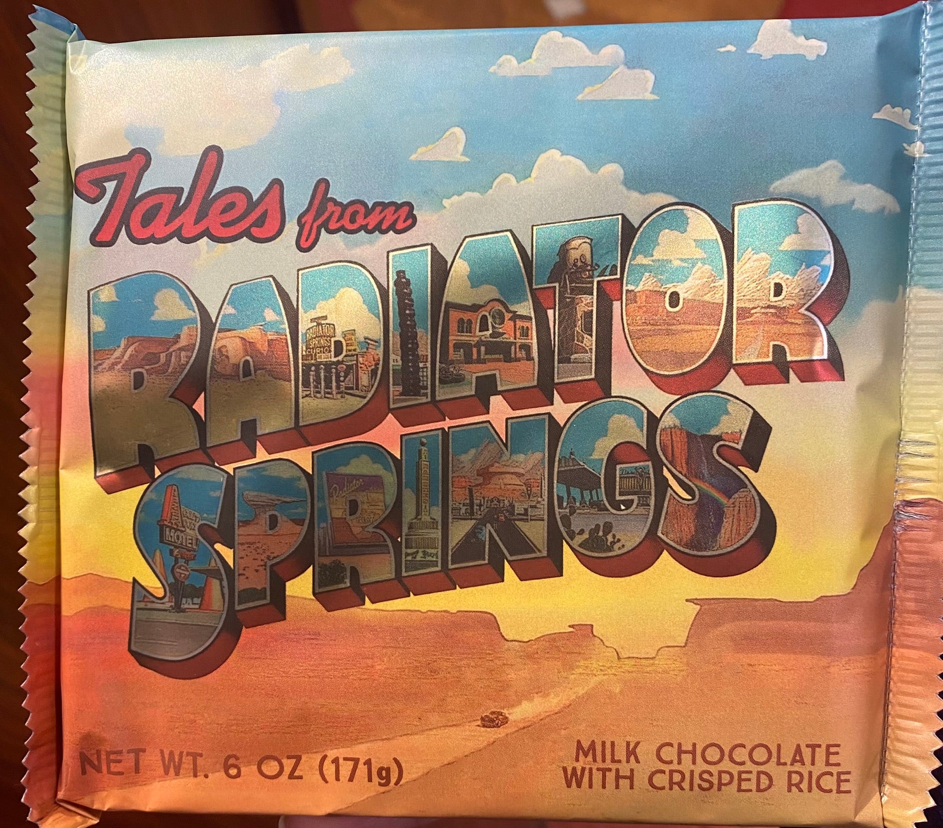 Radiator Springs Milk Chocolate with Crisped Rice