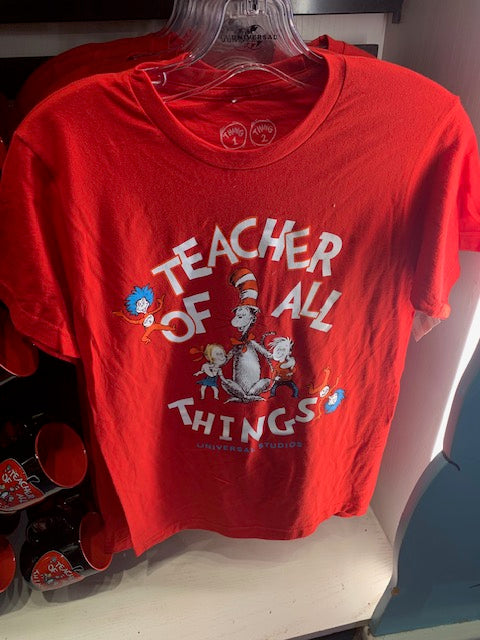 Red Teacher Of All Things Shirt