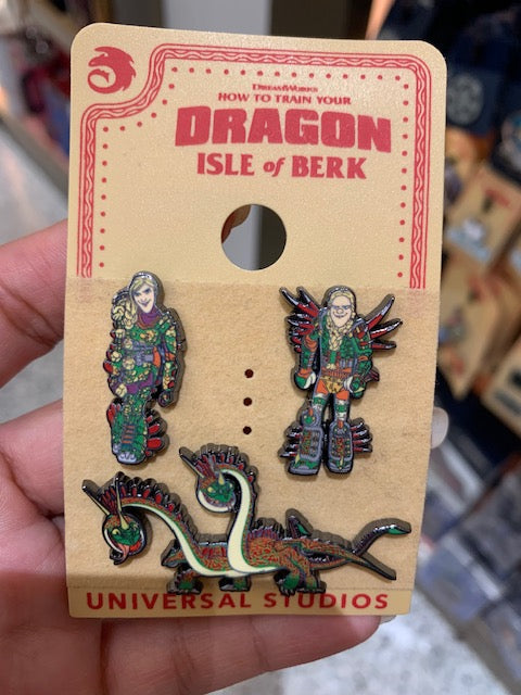 Ruffnut, Tuffnut, Barf & Belch Pins