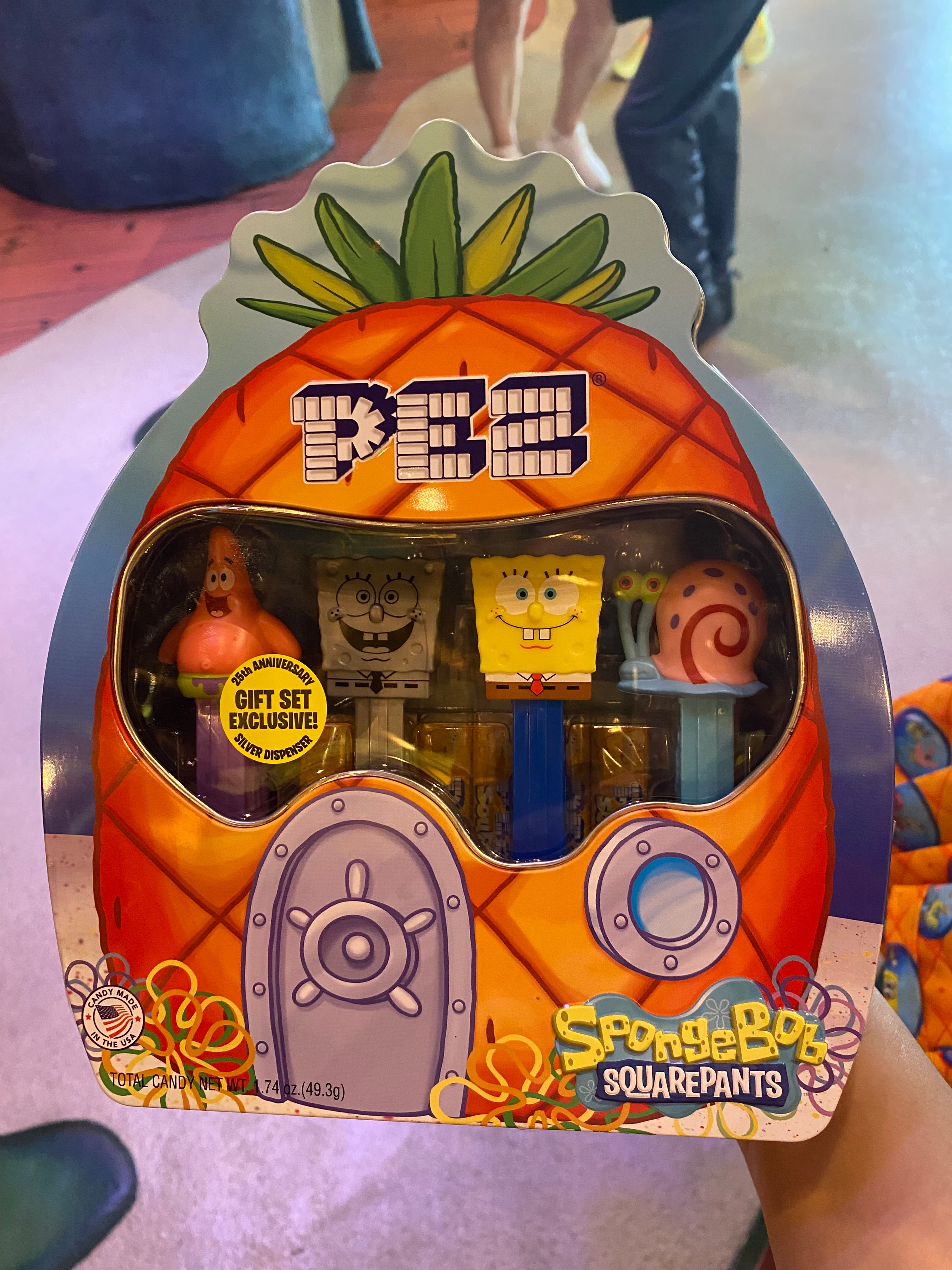 SpongeBob Pez Container