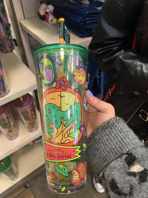 Starbucks Animal Kingdom Tumbler w/ Mystery Pin Set