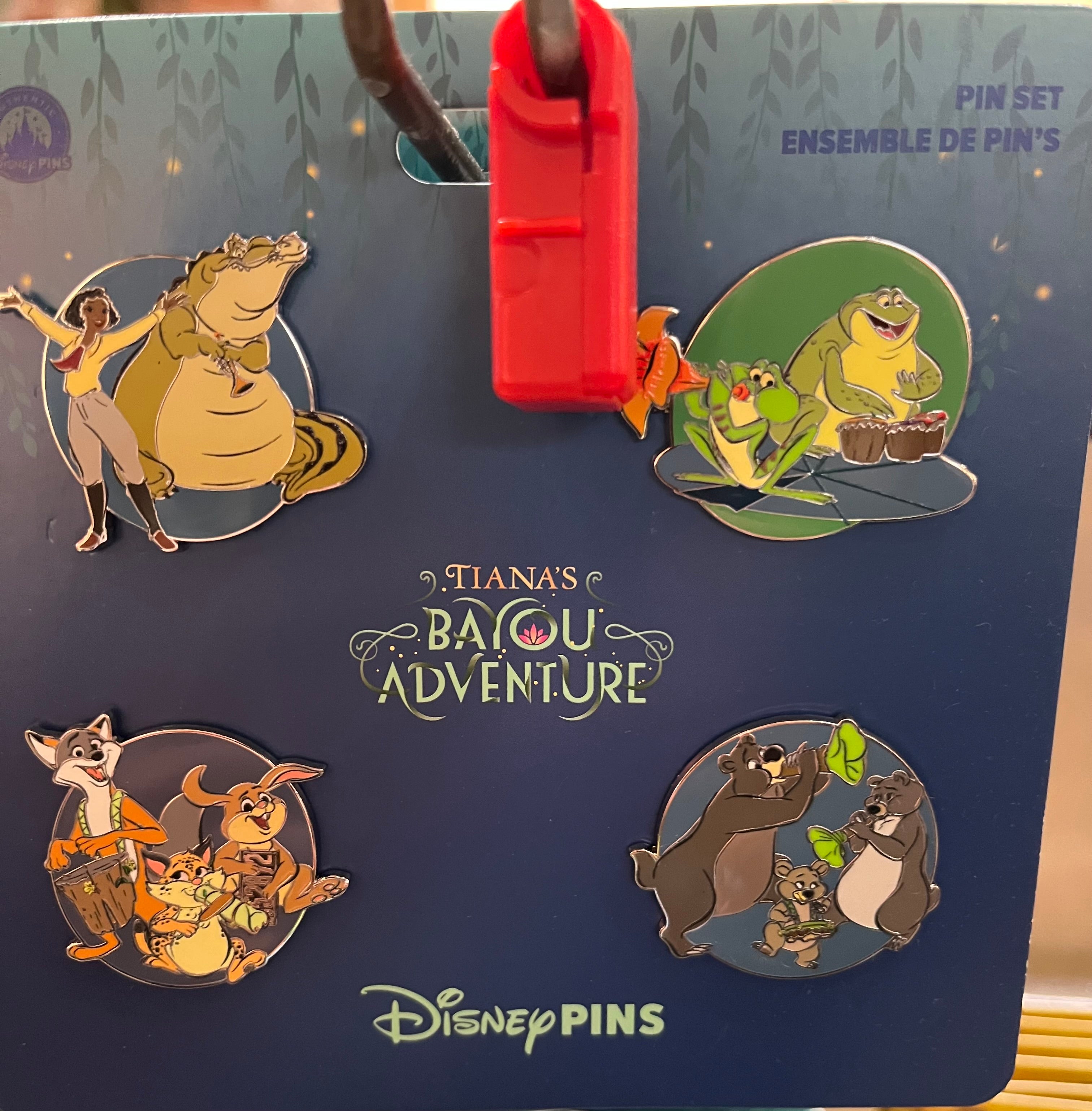 Tiana's Bayou Adventure Pins
